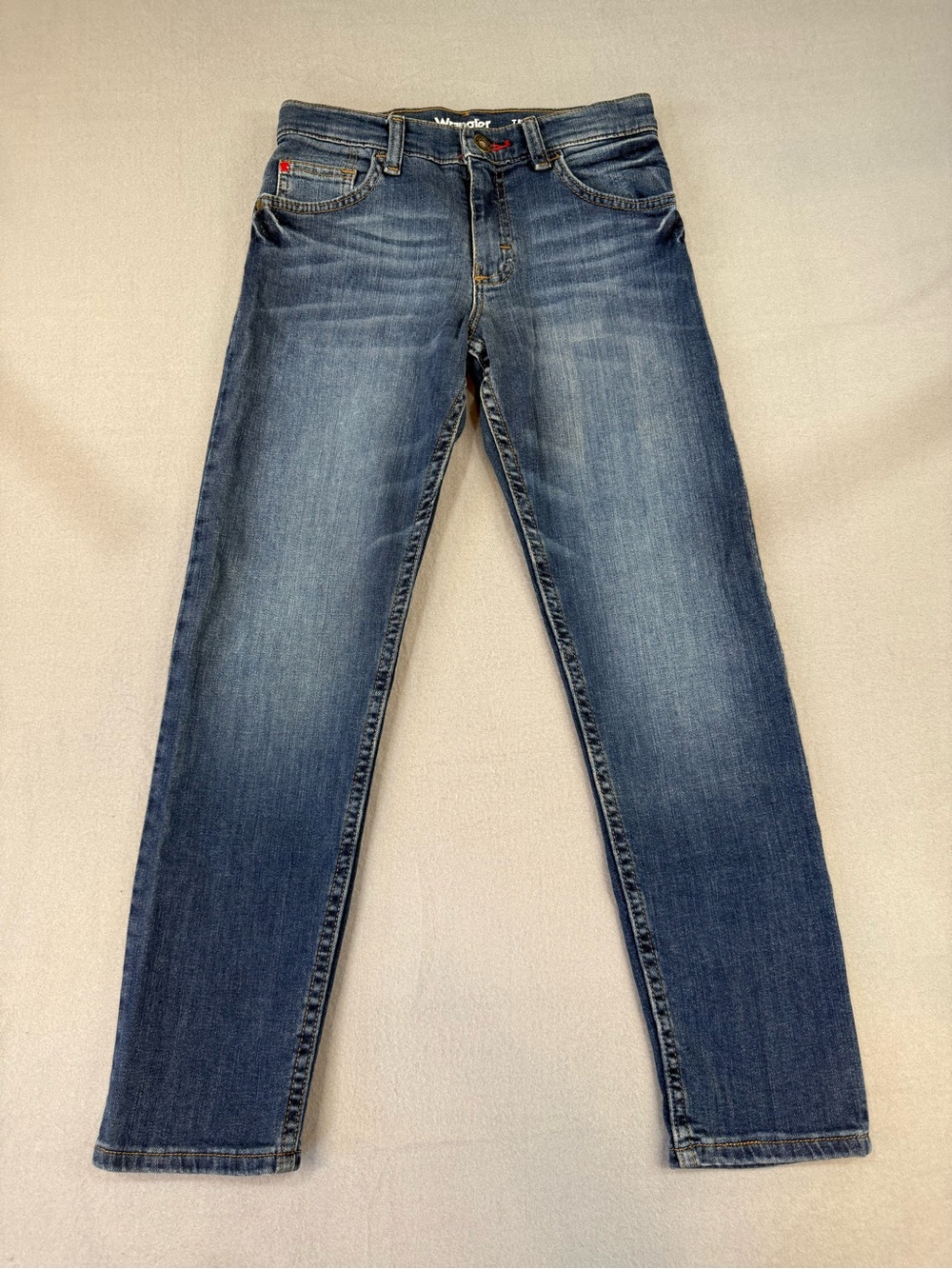 Wrangler Kids Blue Taper Fit 10 Slim Jeans Adjustable Waist